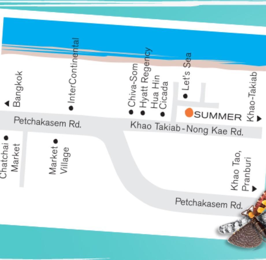 Summer Huahin712,Side Sea View,Near Beach&Cicada,Beautiful Swimming Pool المظهر الخارجي الصورة